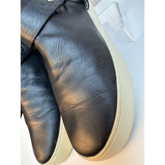 Frye Lena Harness Bootie 70275 Womens Black Leather Zipper Booties Boots - $268 - Picture 6 of 14